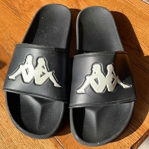 Kappa slip on Slides Women’s size 9 black